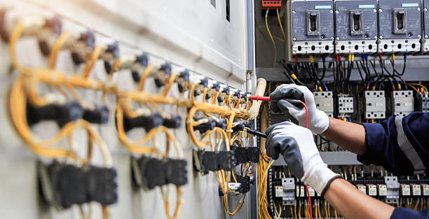 Professional Electrician technician working in Clay, AL